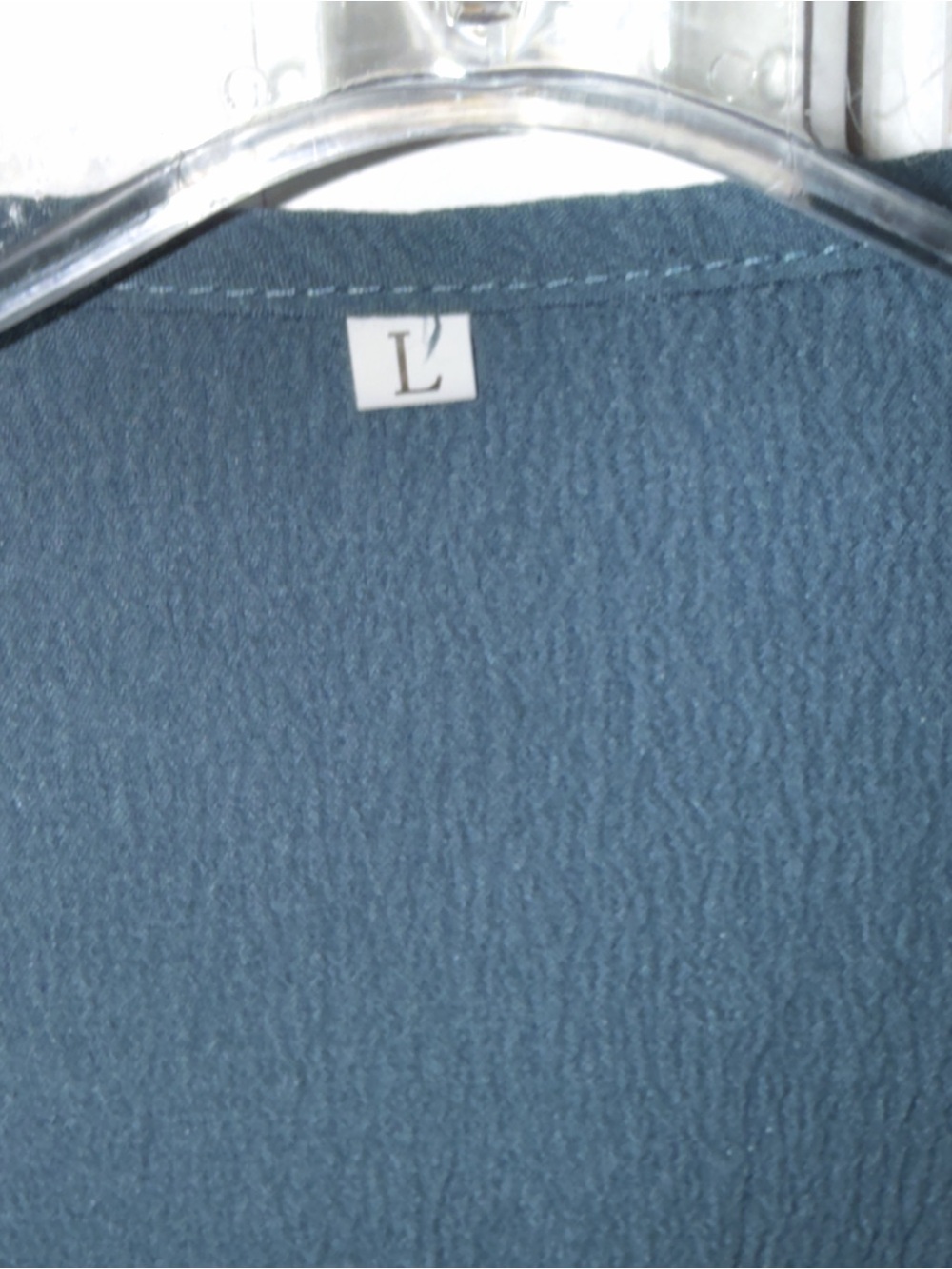 NELSON & PARKER COLLEEN ELEGANT TWO-PIECE SET Large Light Blue Twist-Front Set - Picture 5 of 13